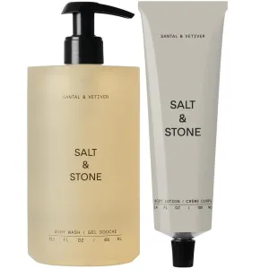 Salt & Stone Hydrating Gel Body Wash   Body Lotion | Santal & Vetiver