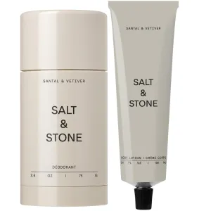 Salt & Stone Natural Deodorant   Body Lotion | Santal & Vetiver