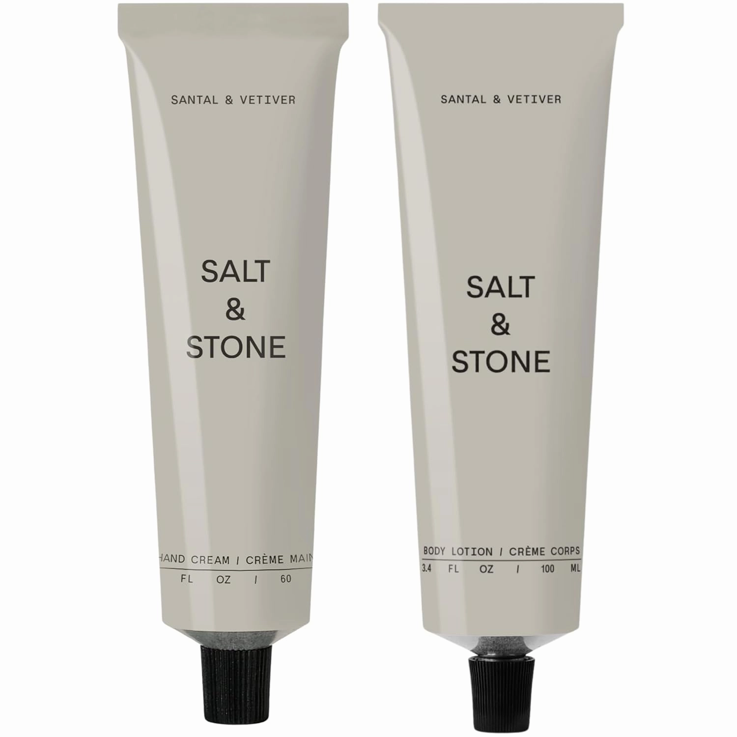 Salt & Stone Body Lotion   Hand Cream Bundle | Santal & Vetiver