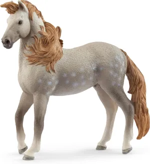 Schleich Horse Club - Andalusian Stallion - 5" Hand-Painted Collectable, Realistic Toy Horse Figurine for Girls and Boys. Durable Educational Figure for Fun Imaginative Play. Kids Toys Ages 5  14894