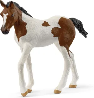 Schleich HORSE CLUB - Paint Horse Foal - 3" Hand-Painted Collectable, Realistic Toy Horse Figurine for Girls and Boys. Durable Educational Figure for Fun Imaginative Play. Cool Kids Toys Ages 5  14899