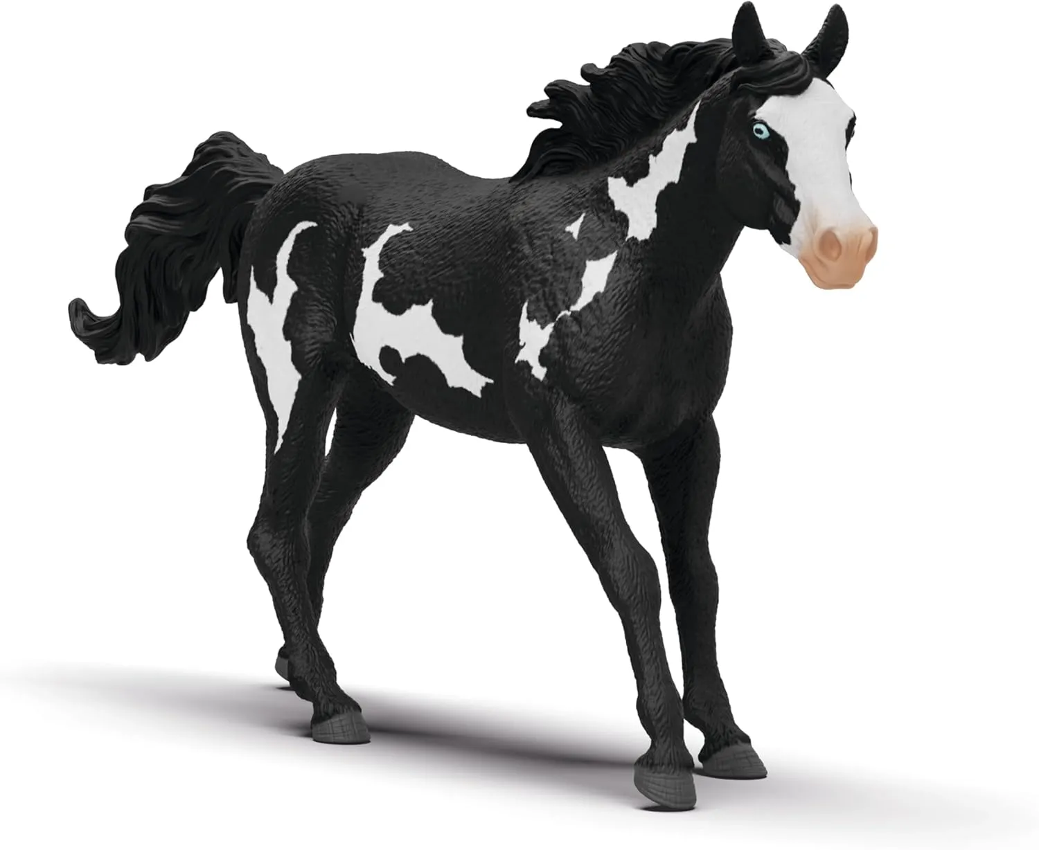 Schleich Horse Club - Paint Horse Gelding - 7" Hand-Painted Collectable, Realistic Toy Horse Figurine for Girls and Boys. Durable, Educational Figure for Fun Imaginative Play. Kids Toys Ages 5  14900