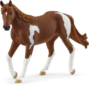 Schleich Horse Club - Paint Horse Mare - 6" Hand-Painted Collectable, Realistic Toy Horse Figurine for Girls and Boys. Durable, Educational Figure for Fun Imaginative Play. Kids Toys Ages 5  14901