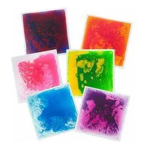 Sensory Liquid Floor Tiles - Set Of 6