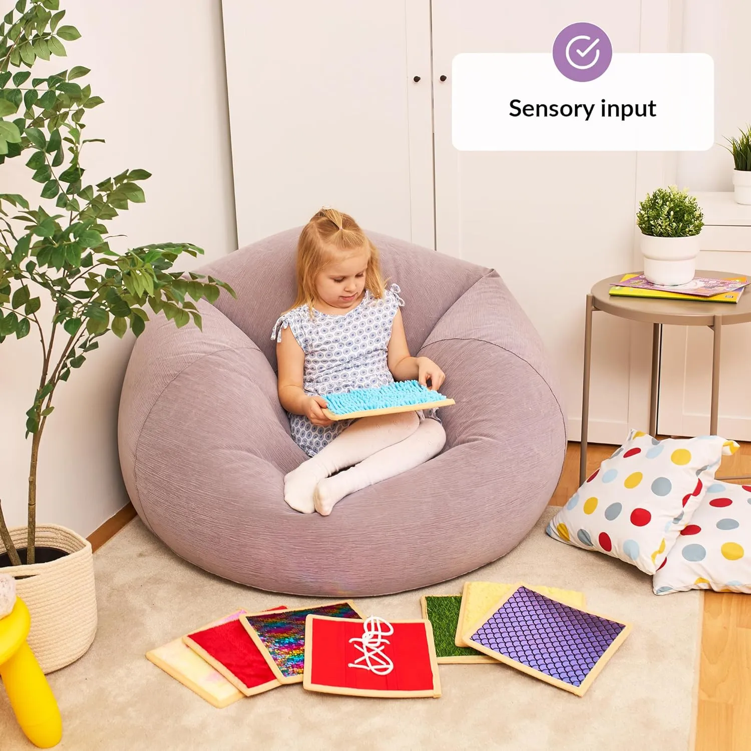 Sensory Wall Panel for Kids | Textured Tiles Sensory | Sensory Wall for Play & Learning | Sensory Mats for Toddlers & Classrooms | Interactive Texture Panels | Sensory Wall 8 Pack