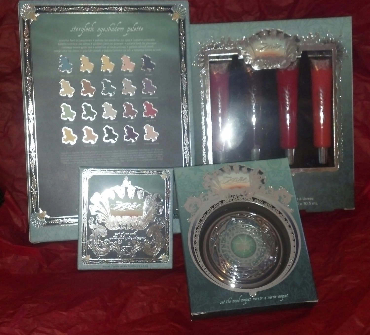 Sephora Disney Collection ~ Ariel ~ Storybook Eyeshadow Palette, Compact Mirro, Small Eyeshadow Palette & Lip Gloss Set