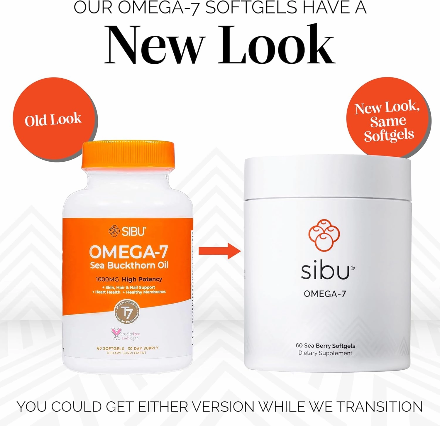 sibu Omega-7 Softgels, Premium Organic Himalayan Sea Buckthorn Oil (180ct, 90 Day Supply) – Supplement for Healthy Skin, Hair, Nails and Dryness