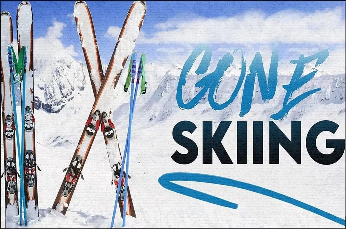 Skiing 200 Piece Wooden Jigsaw Puzzles for Adults Family Elderly Gone Skiing Sport Lover Puzzle Game for Family Art Decorations Funny 200 Piece Puzzle Toy Gift for Friend Wife Mom