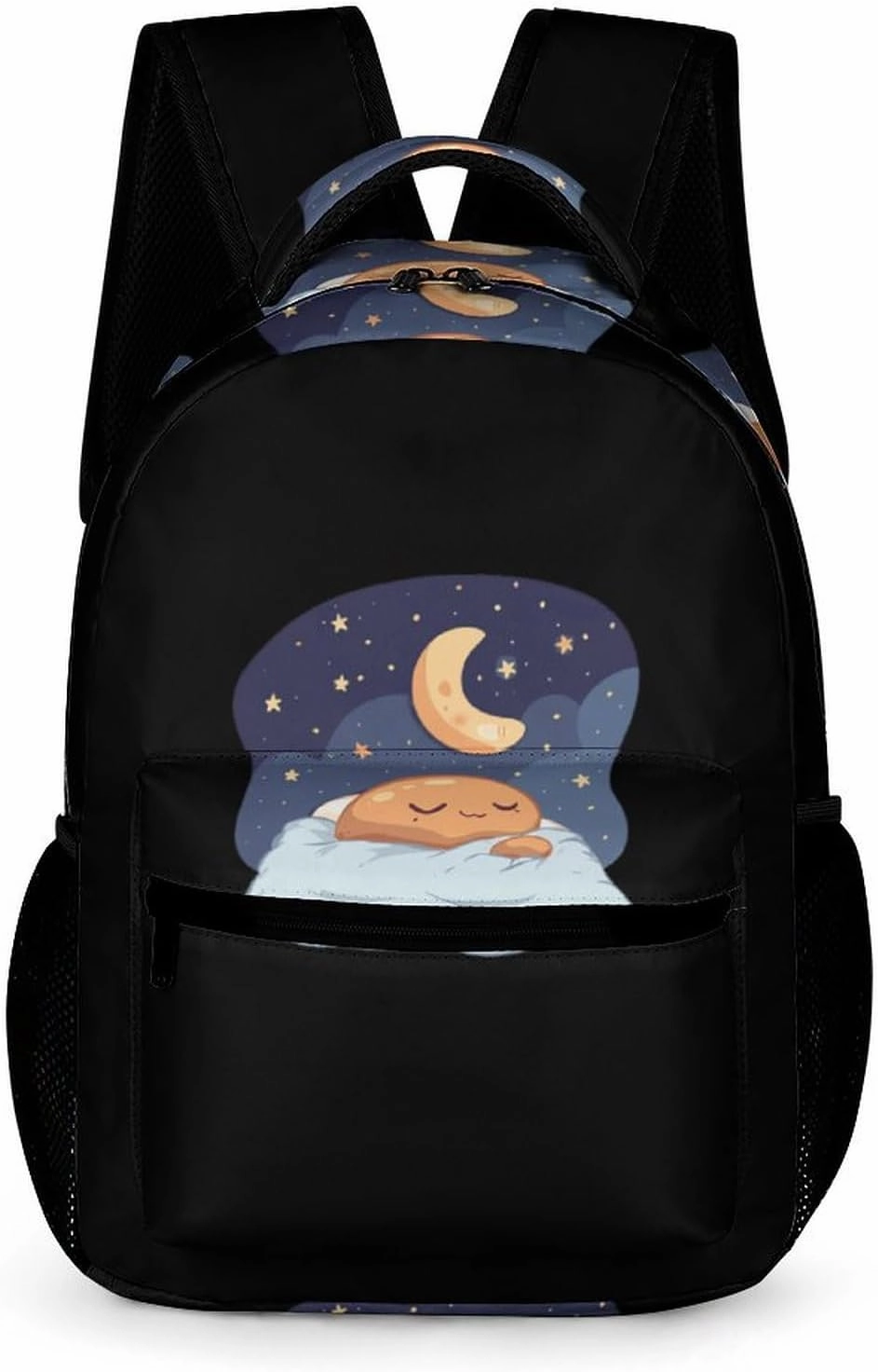 Sleeping Cocoa Chocolate Beans Unisex Small Backpack Lightweight Shoulder Bag Travel Daypack