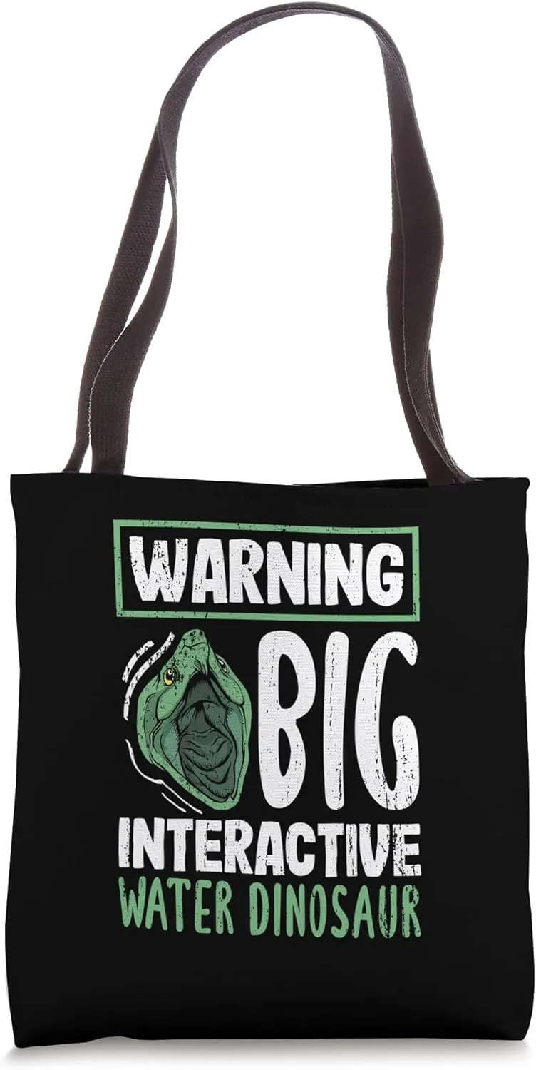 Snapping Turtle Interactive Water Dinosaur Reptile Lover Tote Bag