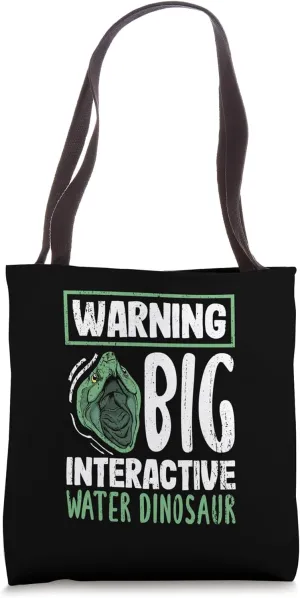 Snapping Turtle Interactive Water Dinosaur Reptile Lover Tote Bag