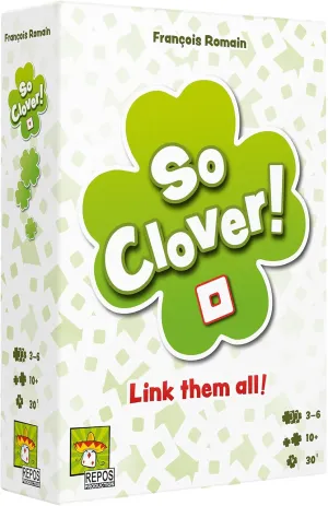 So Clover! Cooperative Word Association Board Game for Ages 10 , 3-6 Players, 30 Min Playtime by Repos Production