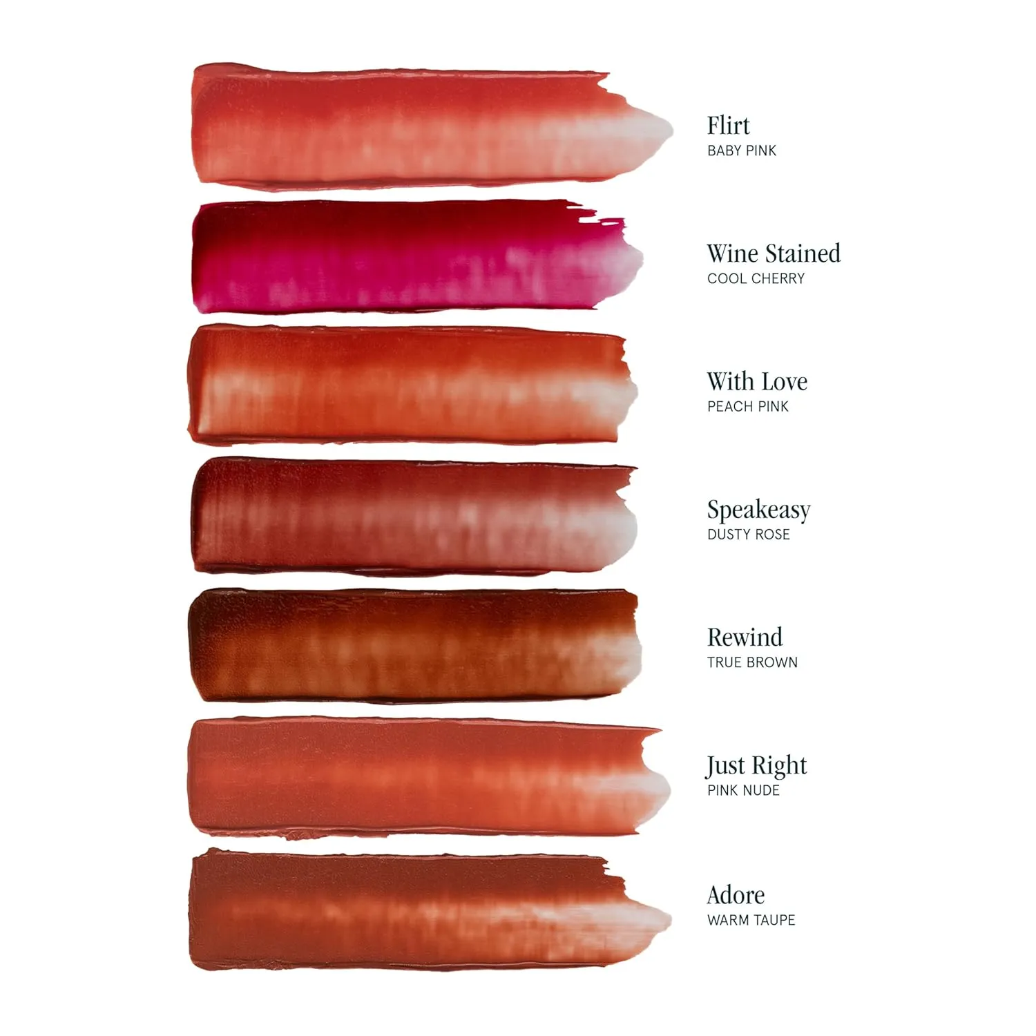SOSHE Beauty - Ceramide Lip Silk Refill | Sheer Hydrating, Silky, Buildable Lipstick | Ceramides, Vitamin E, Shea Butter | Cruelty-Free, Certified Plastic Negative (Speakeasy - Dusty Mauve, REFILL)