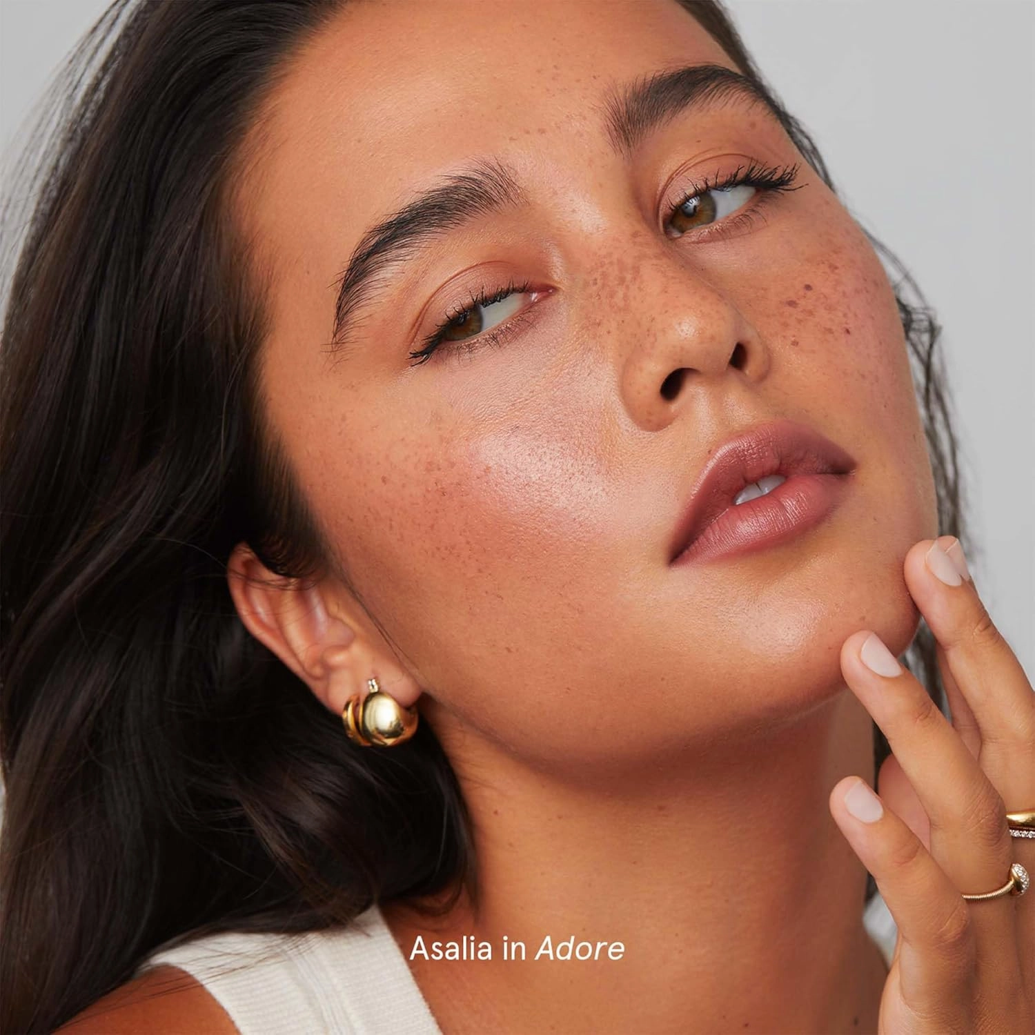 SOSHE Beauty - Ceramide Refillable Lip Silk | Sheer Hydrating, Silky, Buildable Lipstick | Ceramides, Vitamin E, Shea Butter | Cruelty-Free, Certified Plastic Negative (Adore - Warm Taupe)