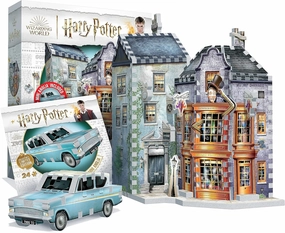 Special Limited-Edition Weasleys’ Wizard Wheezes with Mini Anglia Wrebbit3D Puzzle for Teens and Adults | 309 Real Jigsaw Puzzle Pieces | Great Gift for Back-to-School for Harry Potter Fans