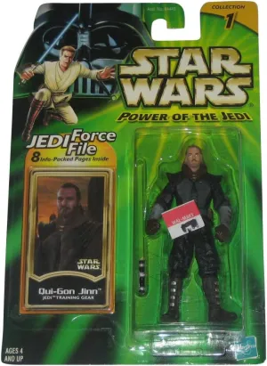 Star Wars Episode I Basic Figure Collection I (2000) Qui-Gon Jinn in Jedi Training Gear