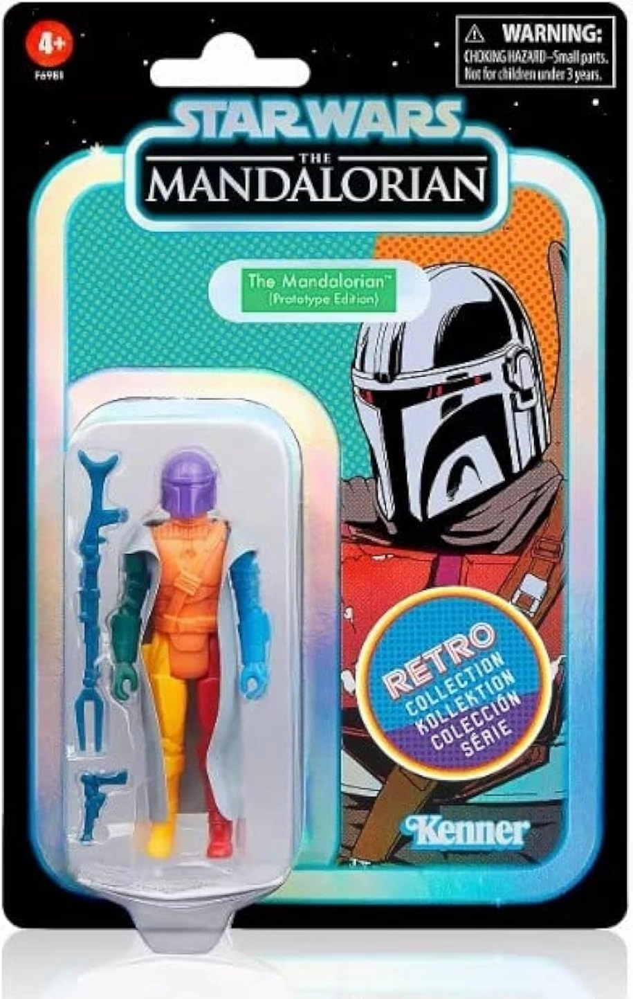 STAR WARS Retro Collection Prototype Edition Articulated Action Figure Exclusive (Mandalorian)