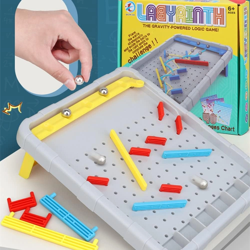 STEM Educational Logic Training Game Desktop Maze Puzzle Toy for Kids Ages 7-12 Toy Present for Boys and Girls