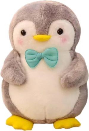 Stuffed Penguin Plush Ocean Animals Toys Dolls Decorations Gifts for Kids Boys Girls 10 Inches (Blue)