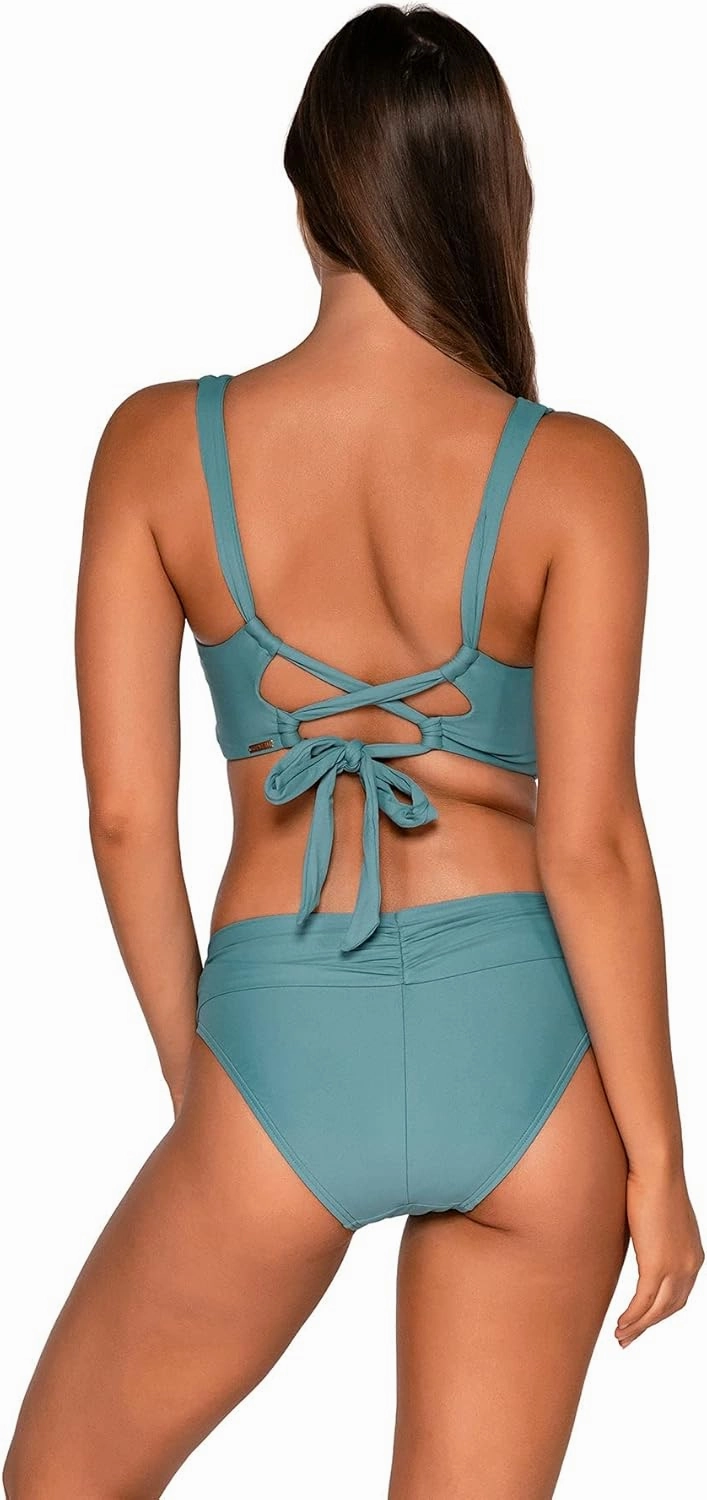 Sunsets Women's Standard Unforgettable Shirred Band Bikini Bottom Swimsuit