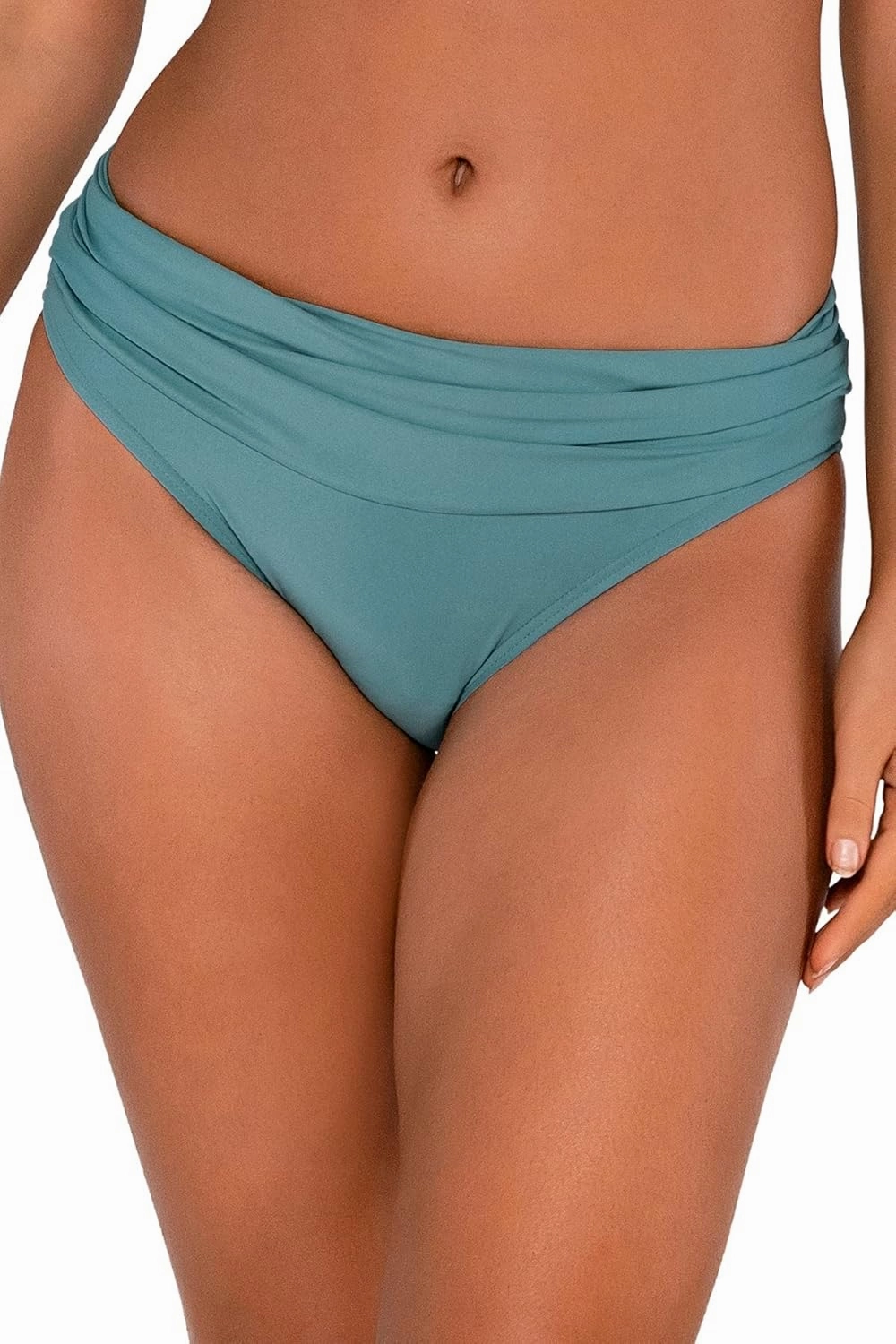 Sunsets Women's Standard Unforgettable Shirred Band Bikini Bottom Swimsuit