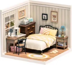 Super Creator-Mini Blocks Model Building Set for Adults, Miniature Plastic House Kit Super Store-Building Blocks Toys for Teens 8-12, DIY Crafts/Hobbies for Teens&Adults (Sweet Dream Bedroom)