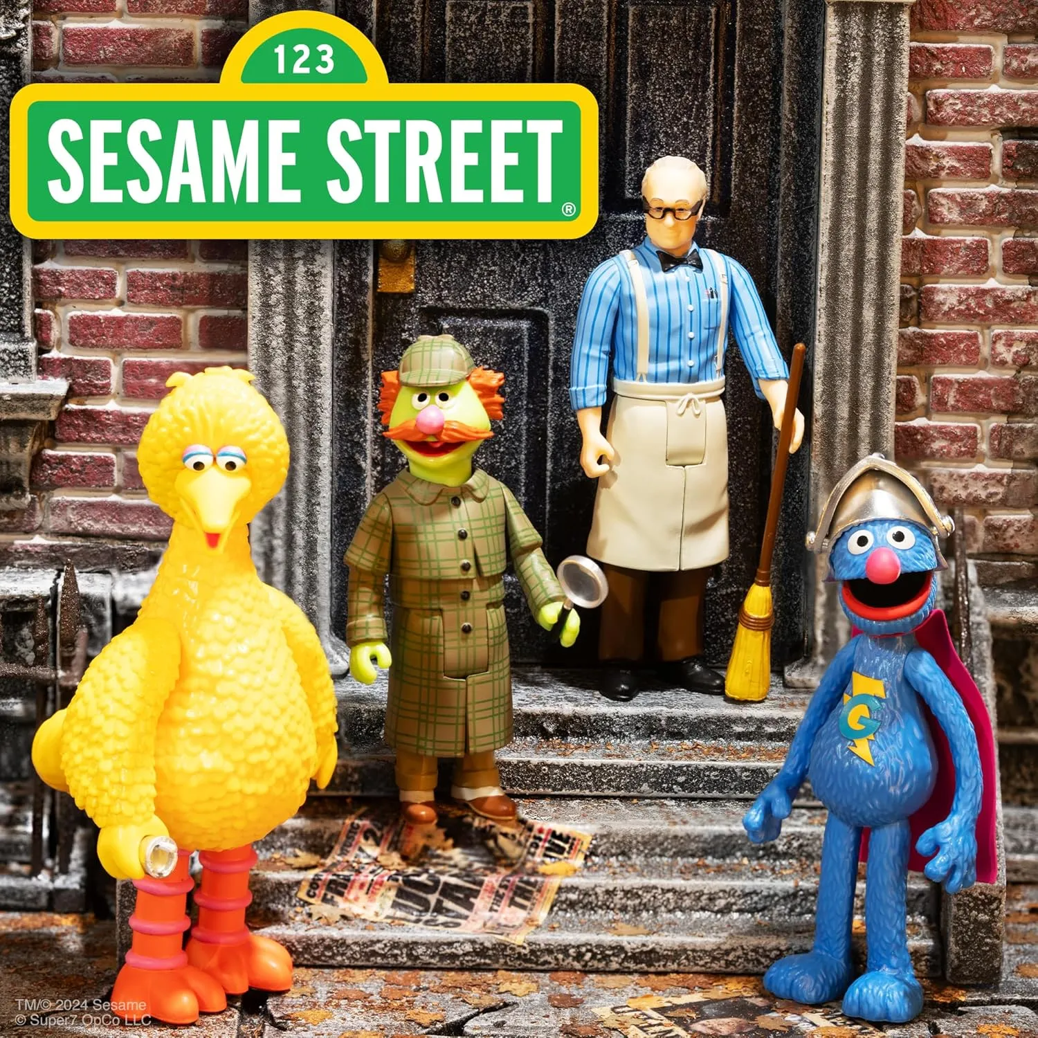 Super7 Sesame Street Big Bird - 3.75" Sesame Street Action Figure with Accessory Collectibles and Retro Toys