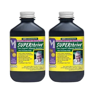 SuperThrive Plant Vitamin Solution Plant Food with 50 Vitamins & Kelp, 4 Ounce (2-Pack)