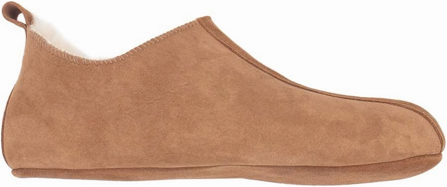 surell - Shearling Lamb Soft Sole Slippers with Cow Suede Shell and Sheepskin Insole (Natural)