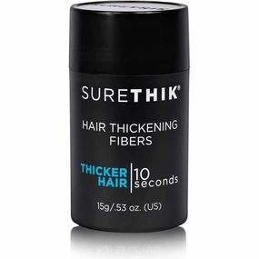 SURETHIK Building Hair Fibers to conceal thinning hair, Instantly Fuller Looking Hair for Men & Women, Auburn, 15g