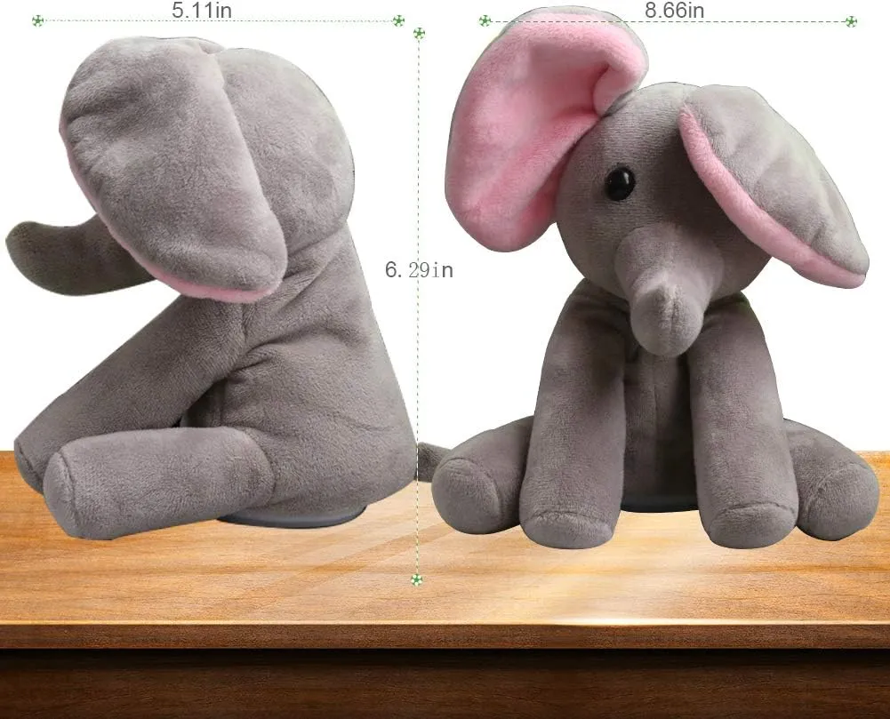 Talking Toy, Plush Elephant Cute Sound Effects with Repeats Your Said Voice, Best Buddy for Kids Gift