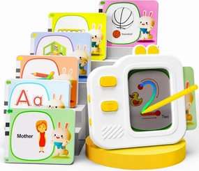 Talking Flash Cards for Toddlers, Drawing Board Toys, Speech Therapy Toys, 240 Content, Birthday Gifts for 3-7 Year Olds
