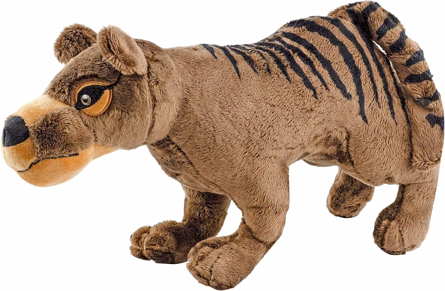 Tasmanian Tiger Plush, Large Prehistoric Tasmanian Wolf Stuffed Animal Toy