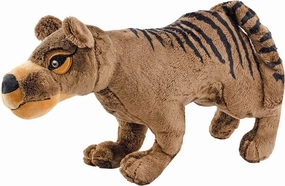 Tasmanian Tiger Plush, Large Prehistoric Tasmanian Wolf Stuffed Animal Toy