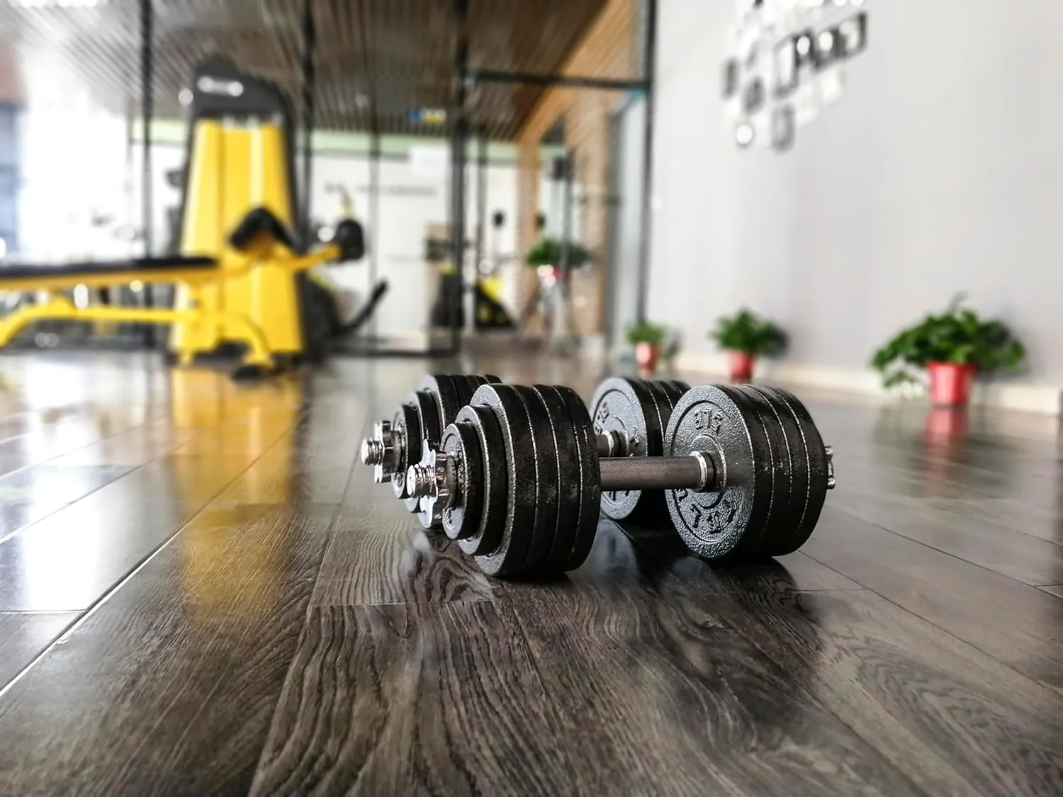 TELK Adjustable Dumbbells, Available for 45, 65, 105 and 200 lbs