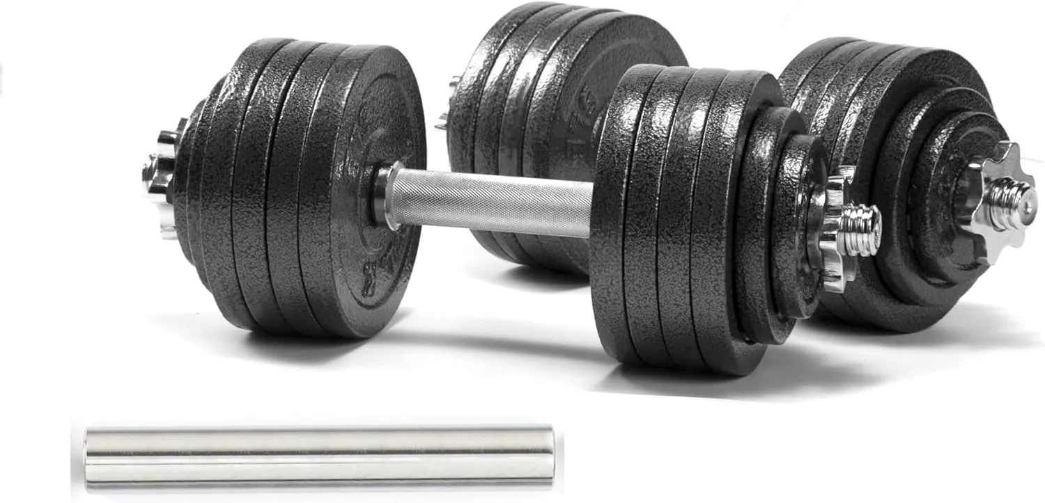 TELK Adjustable Dumbbells, Available for 45, 65, 105 and 200 lbs