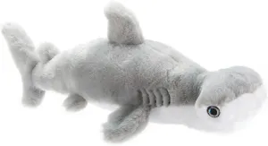The Petting Zoo Hammerhead Shark Stuffed Animal Plushie, Gifts for Kids, Earth Keeperz Sealife Animals, Zoologee Grey Hammerhead Shark Plush Toy, 16 inches