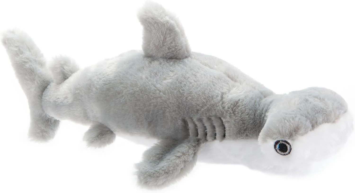 The Petting Zoo Hammerhead Shark Stuffed Animal Plushie, Gifts for Kids, Earth Keeperz Sealife Animals, Zoologee Grey Hammerhead Shark Plush Toy, 16 inches