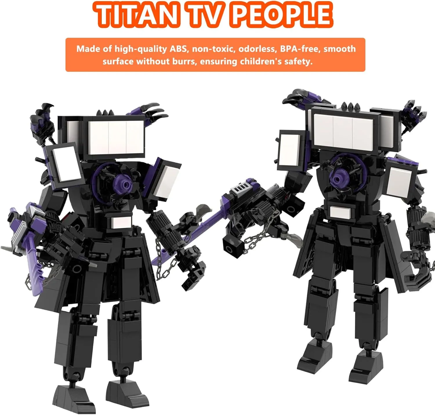 Toilet Blocks Toys TV Building Blocks Toys,Construction Playset Blocks Action Figure Building Blocks for Adults Kids 396 pcs