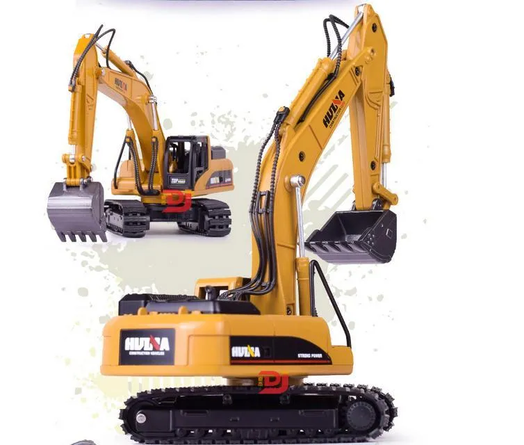 Top machine excavator toy