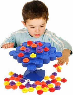 Topta Turntable Balance Toys Concentration Balance Training Toys for Kids Stacking Fun Two-Man Interactive Puzzle Casual Board Game