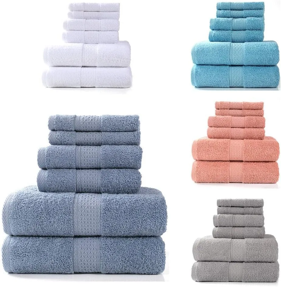 Towels Cotton Washcloths Set, Wash Cloths and Face Towels, Cotton Premium Turkish Towels, Highly Absorbent and Soft Feel Fingertip Towels for Bathroom, Gym, and Spa, Pink