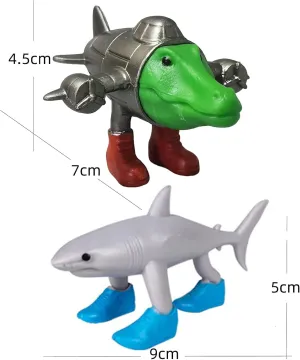 Tra-lalero Tra-lala Action Figures Italian Brainrot Animals Tung-Tung-Tung Sahur Figure Birthday Decorations Gifts for Fans Office Room Figurine Decor