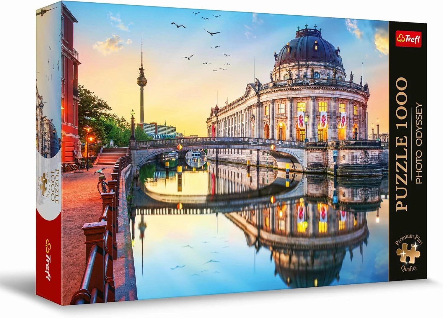 Trefl Bode Museum in Berlin, Germany 1000 Jigsaw Puzzle Premium Plus Photo Odyssey 27"x19" Unique Photographic Series, Perfect Matching of Elements, for Adults and Children from 12 Years Old