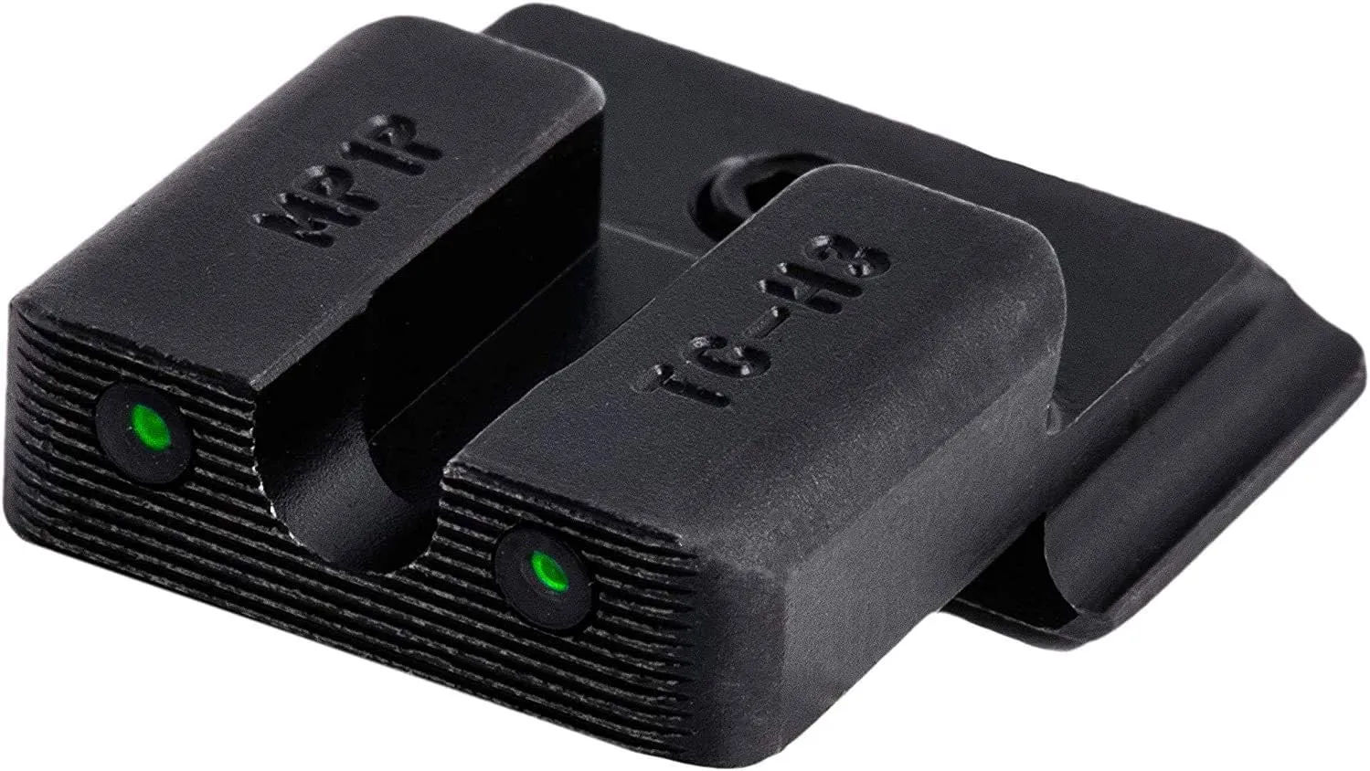 Tritium Pro Night Sights, Compatible with Smith & Wesson Handgun Models Glow-in-The-Dark Front & Rear Gun Sight Set with Focus Lock Front Ring