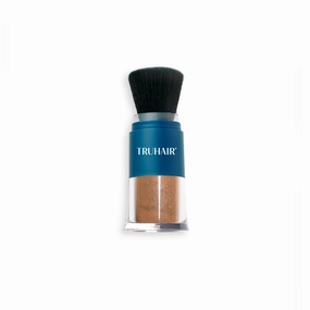 TRUHAIR Color Fibers Root Coverage & Density Booster | Quick-Apply Root Touch Up Hair Color | Natural Color Matching, Gray Hair Cover up to Color Gray Roots - 11 Hair Colors Available (Medium Brown)