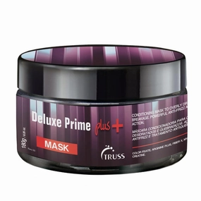 TRUSS Deluxe Prime   Mask - Deep Conditioning Hair Mask for Damaged Hair - Targeted Care for Dry, Brittle & Discoloured Strands - Frizz Control & Breakage Defense (6.35 Oz)