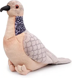 Turtle Dove Plush Toy, Lifelike Turtle Dove Stuffed Animal Toy 9 in, Soft Bird Toy Gift for Kids-Boys and Girls