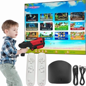 TV Game Console,Retro Video Games Console for Kids Adults Built-in 200 Classic TV Games Console Support TV Output ,Birthday Xmas Gift for Boys Girl 4-12 (983IN1 Game) (983IN1 Game)