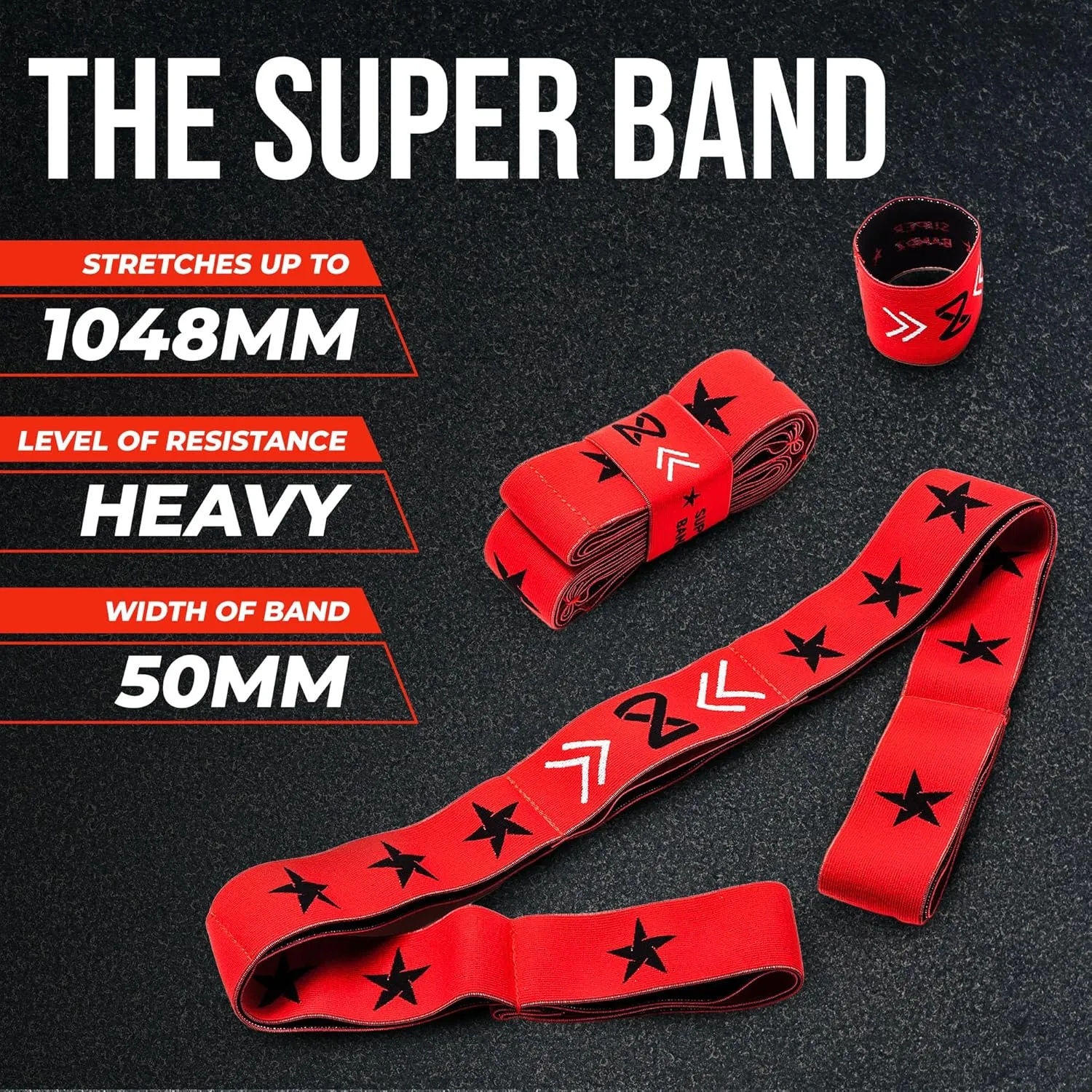 Two8 Bandz Multi Loop Bands - Athletic Training Bands, Sports Performance Equipment Strength Conditioning Bands, Speed & Agility Bands - Resistance Bands for Strength Training Legs, Knee, Hip & Back